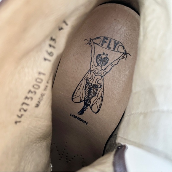 Fly London Brown Suede Heeled Ankle Booties – Western-Inspired Boho Chic, EU41 - Picture 13 of 16